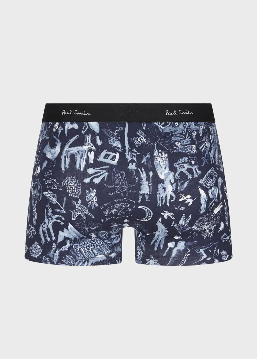 Navy 'Little Beasts' Boxer Briefs