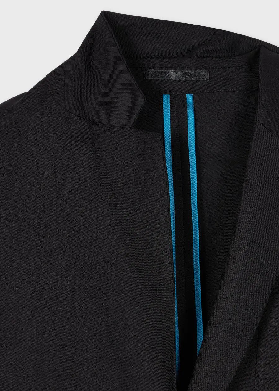 A Suit To Travel In - Black Wool Unlined Blazer