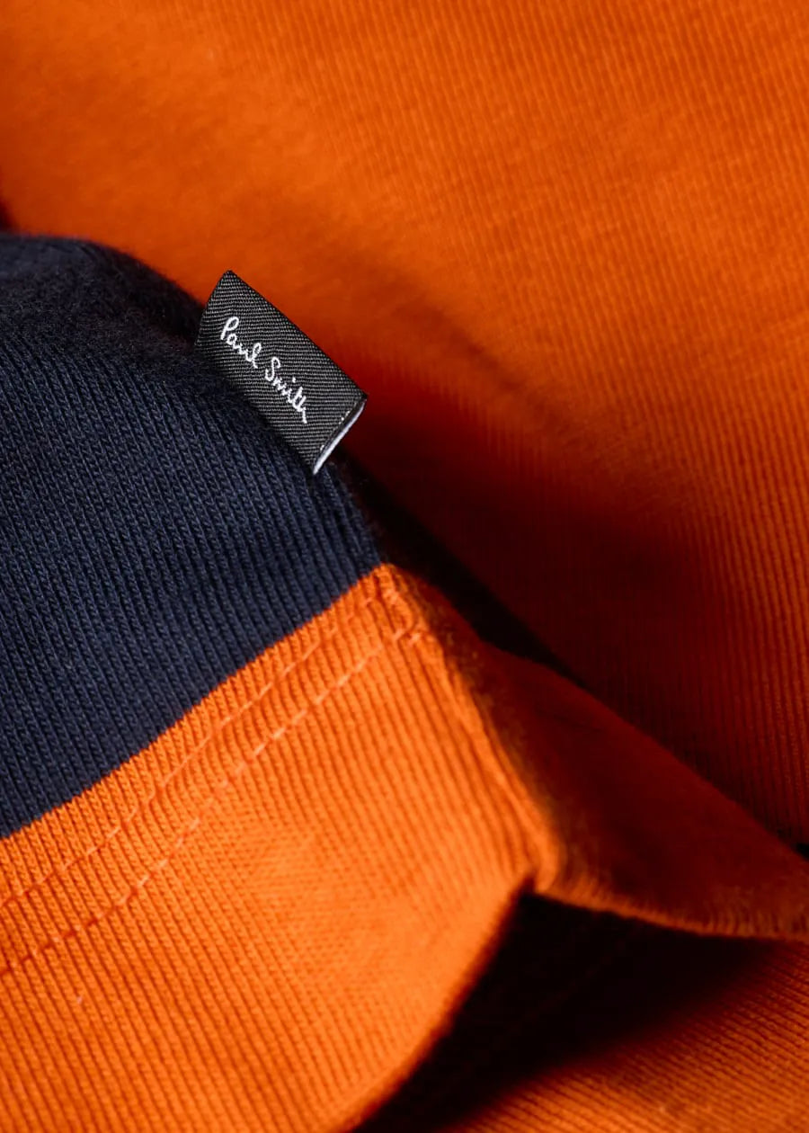 Navy and Orange