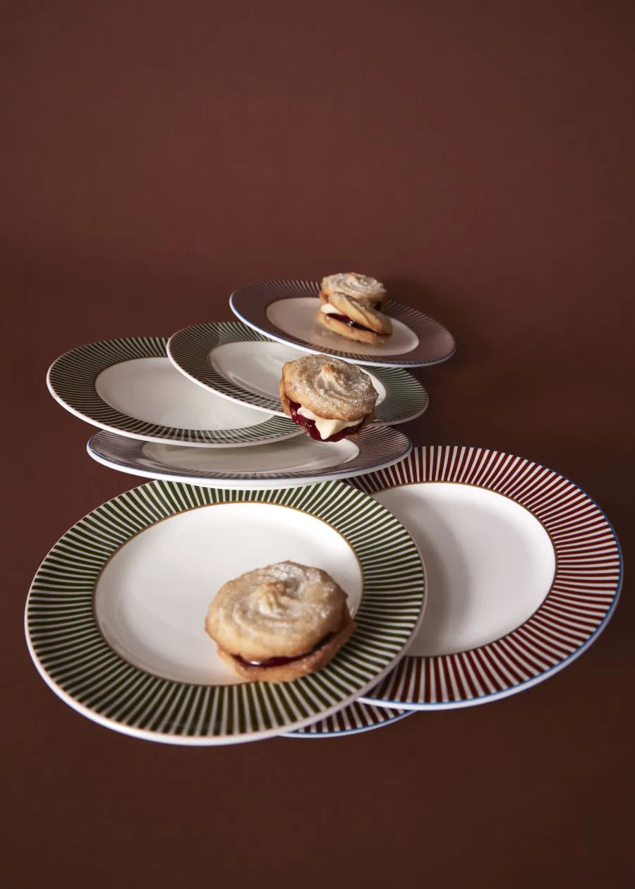 Green 6" Side Plate