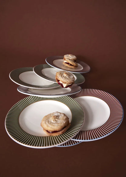 Green 6" Side Plate