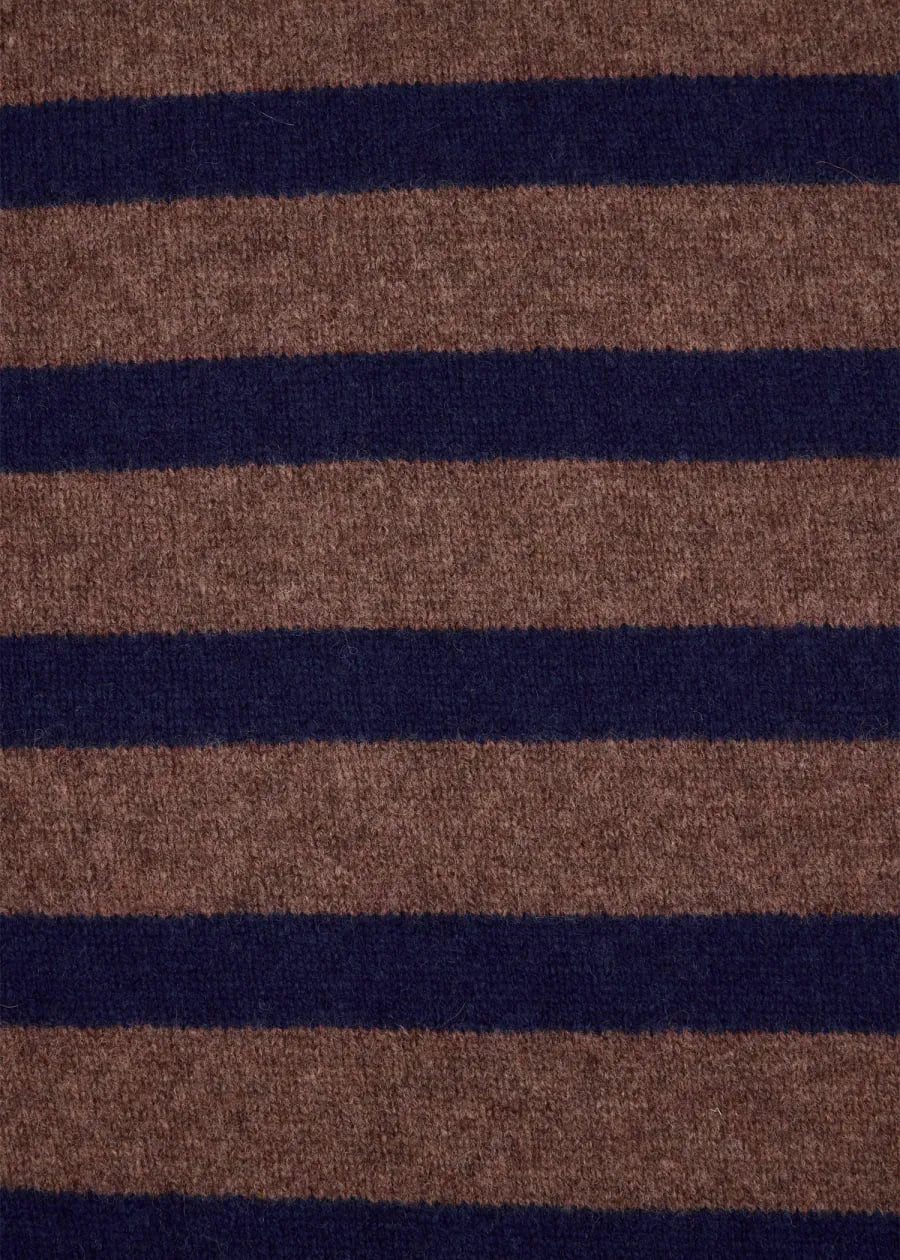 Brown and Navy