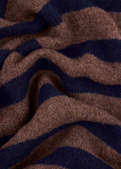 Brown and Navy
