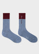 Blue and Burgundy