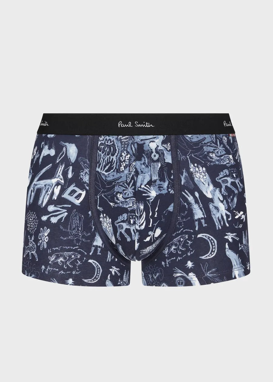 Navy 'Little Beasts' Boxer Briefs