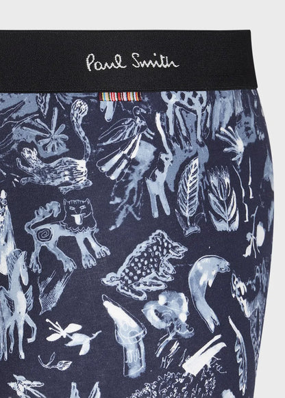 Navy 'Little Beasts' Boxer Briefs