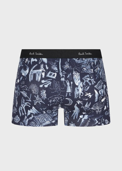 Navy 'Little Beasts' Boxer Briefs