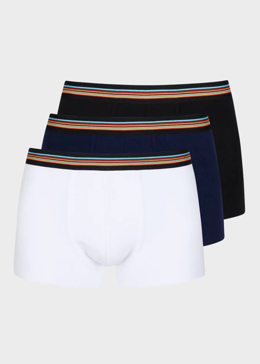 White, Navy & Black