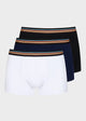 White, Navy & Black