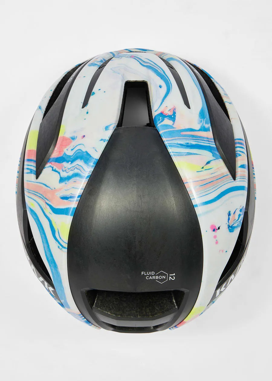 Paul Smith + Kask White 'Marble Inks' Elemento Cycling Helmet