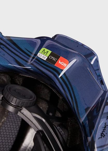 Paul Smith + Kask Navy 'Marble Inks' Utopia Cycling Helmet