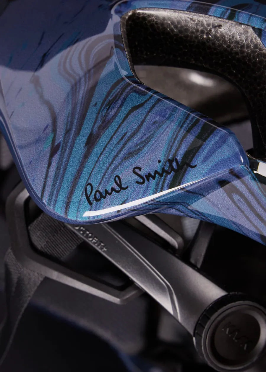 Paul Smith + Kask Navy 'Marble Inks' Utopia Cycling Helmet