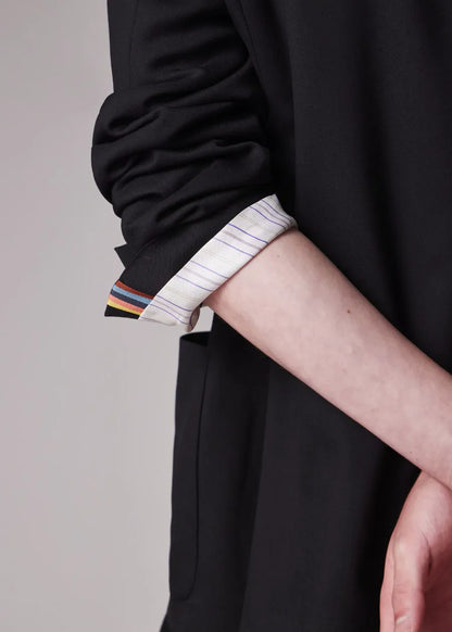 A Suit To Travel In - Black Wool Unlined Blazer