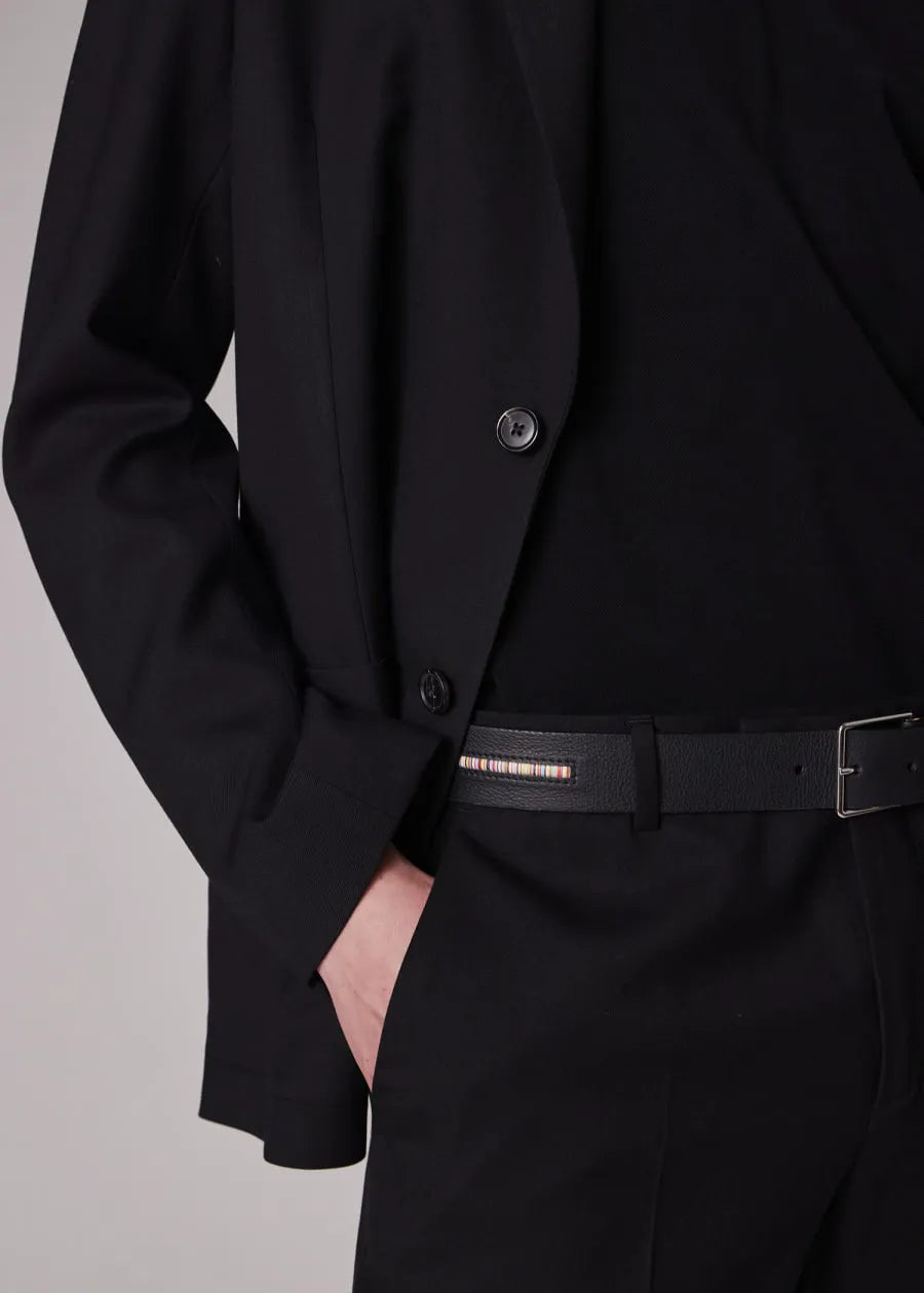 A Suit To Travel In - Black Wool Unlined Blazer