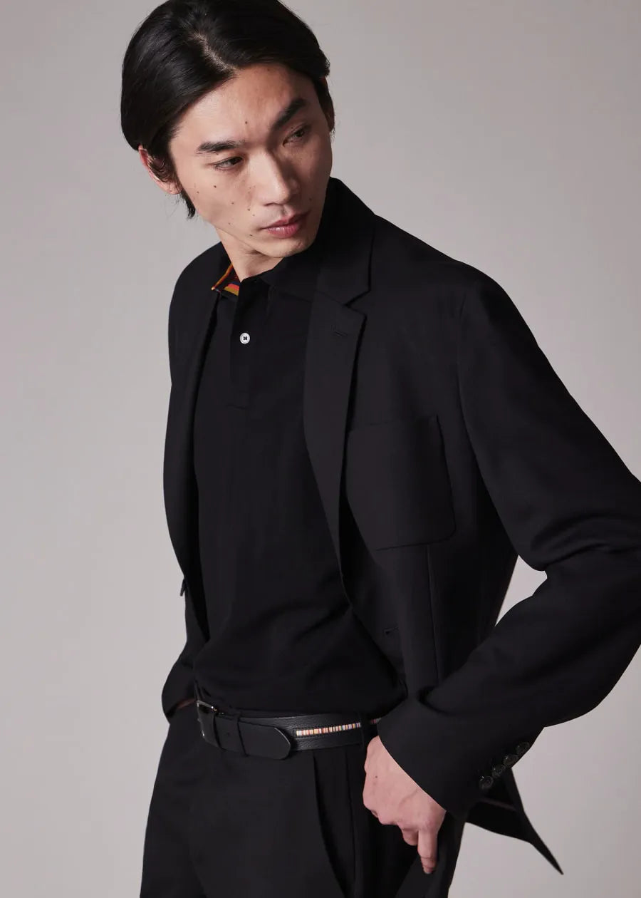 A Suit To Travel In - Black Wool Unlined Blazer