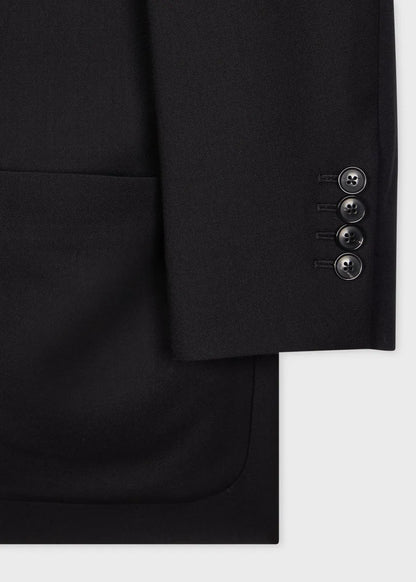 A Suit To Travel In - Black Wool Unlined Blazer
