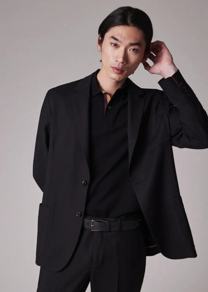 A Suit To Travel In - Black Wool Unlined Blazer