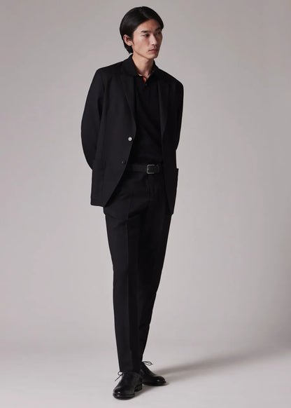 A Suit To Travel In - Black Wool Unlined Blazer