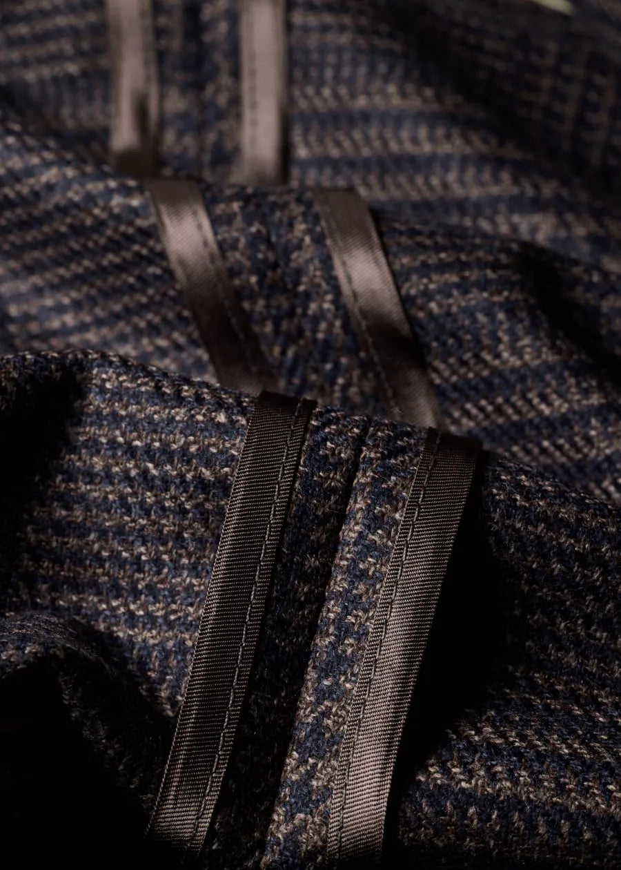 Navy and Brown