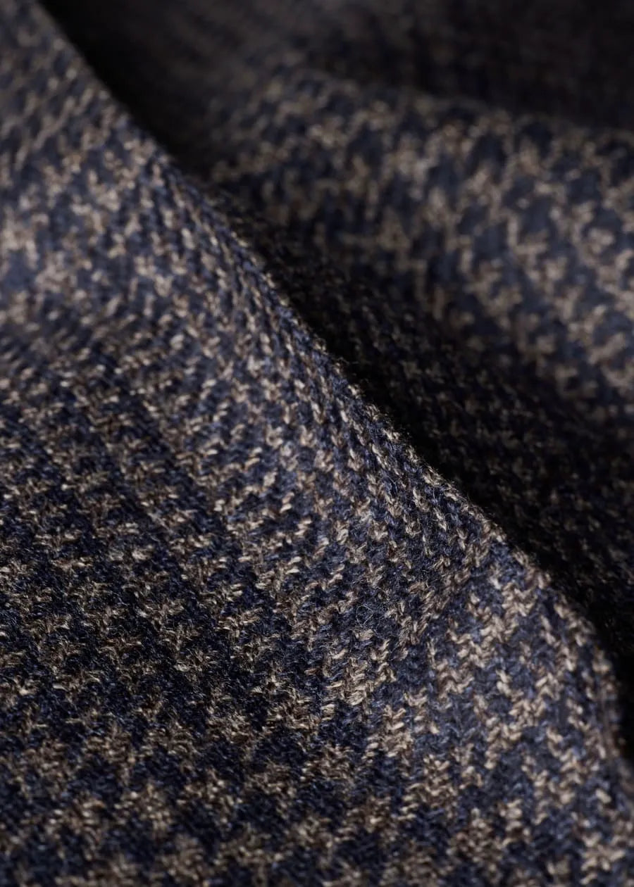 Navy and Brown
