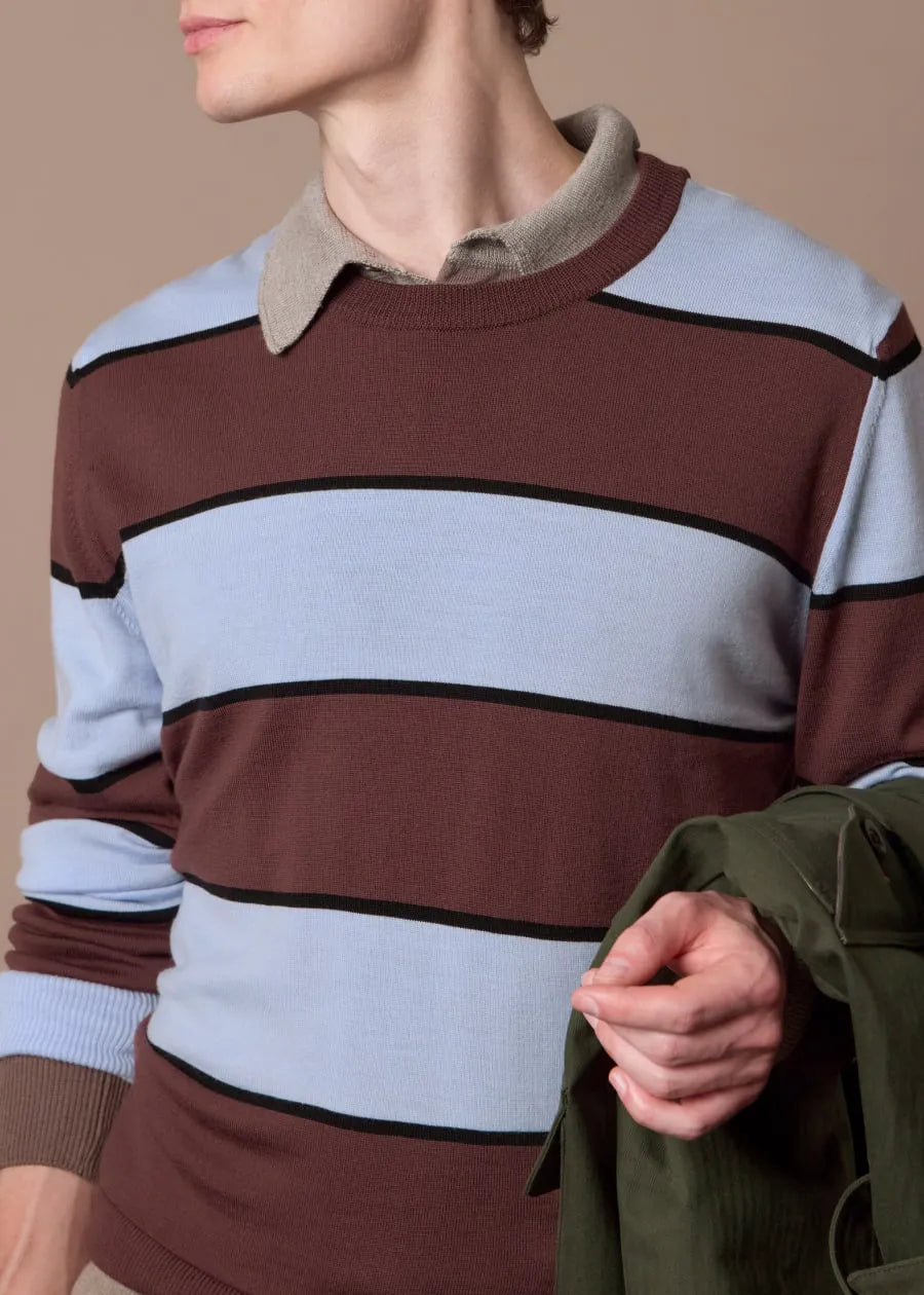 Blue and Brown