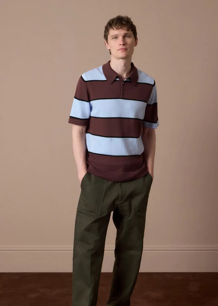 Blue and Brown