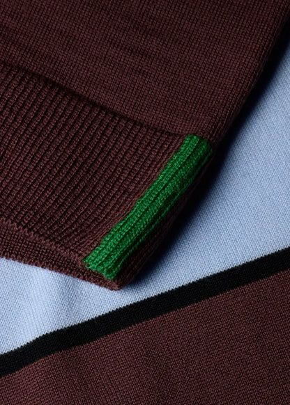 Blue and Brown