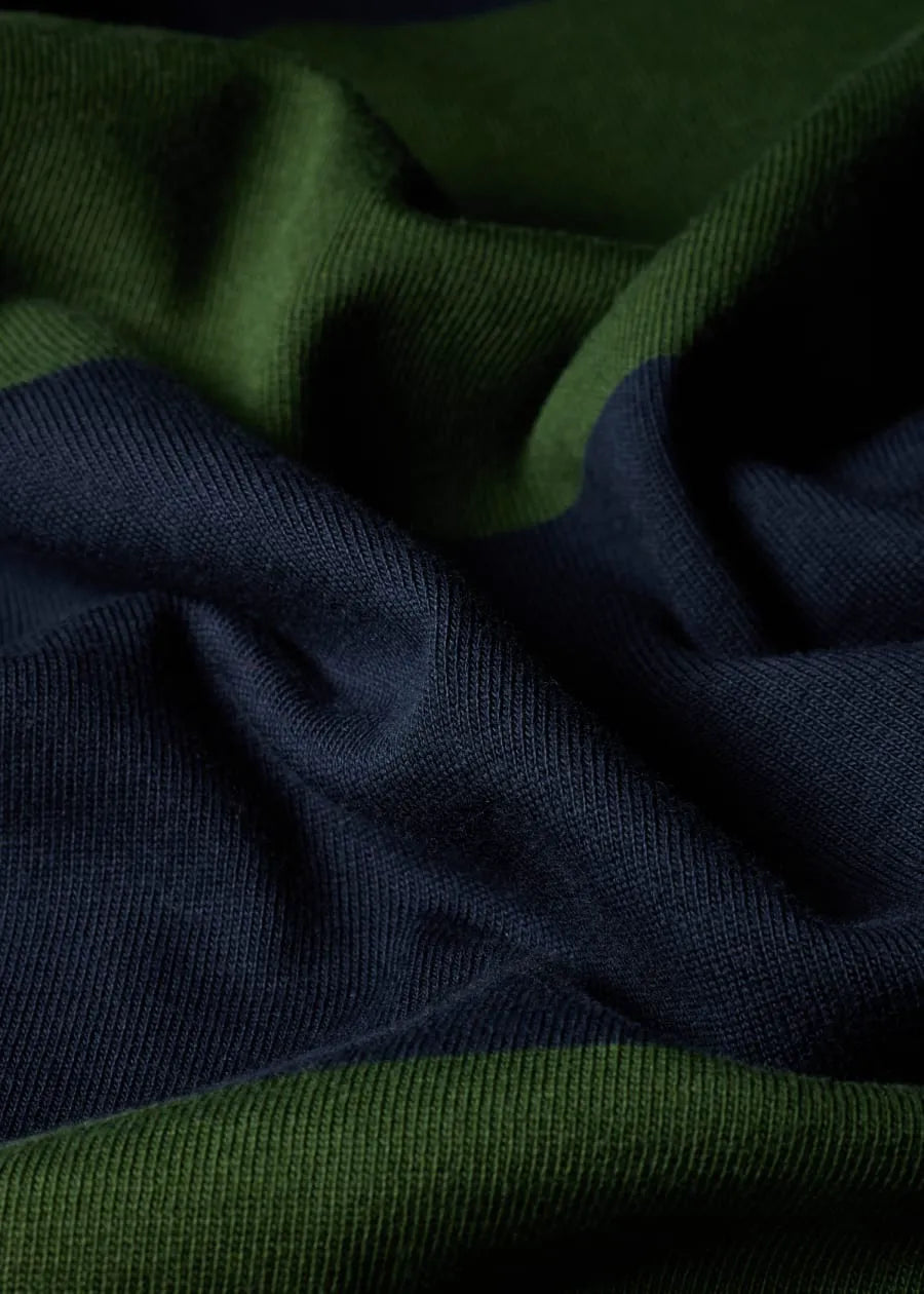 Navy and Green