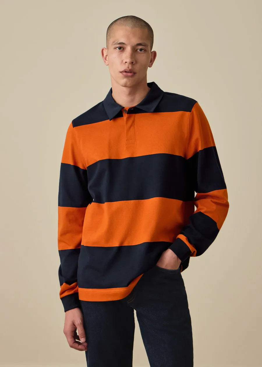 Navy and Orange