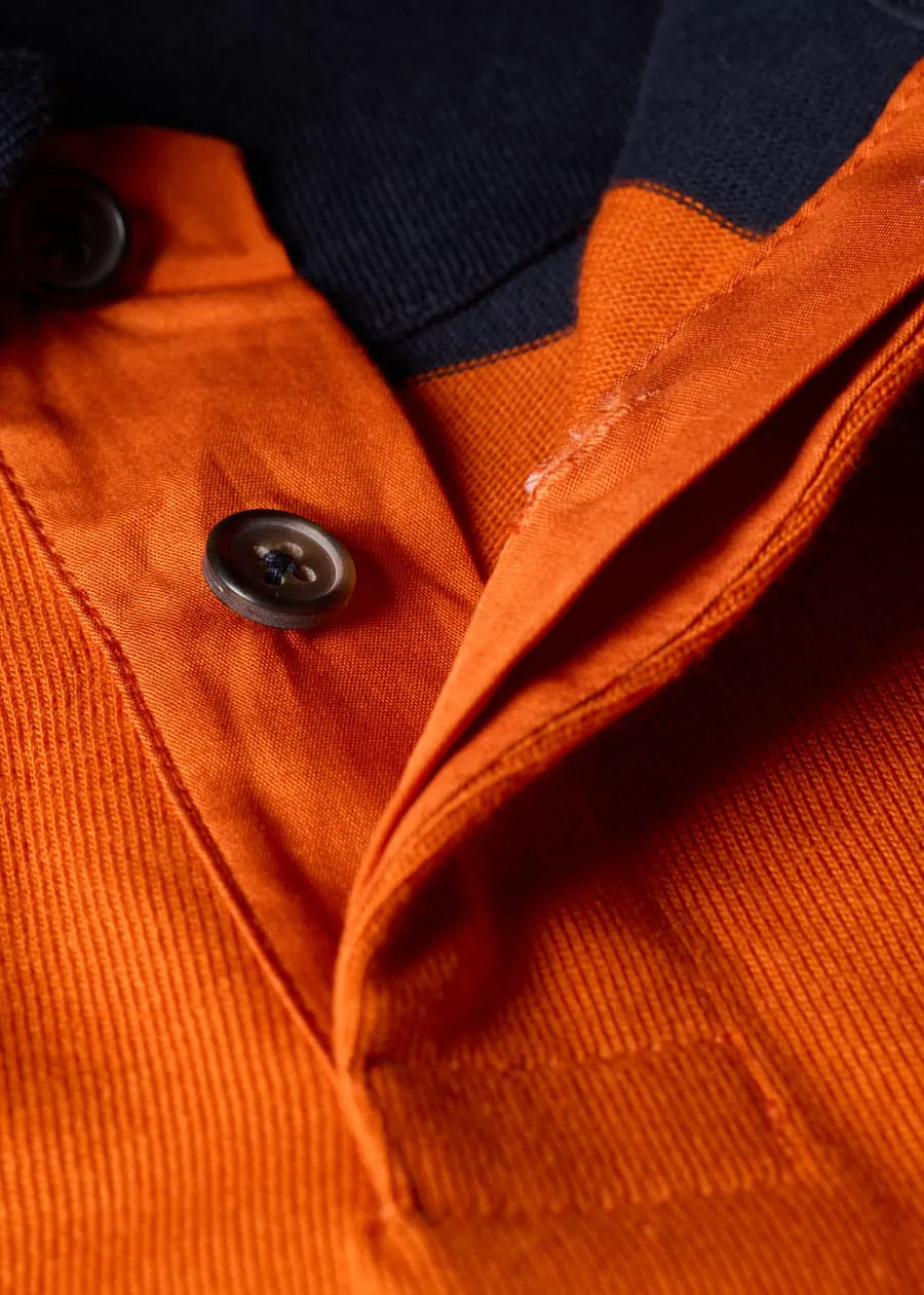 Navy and Orange
