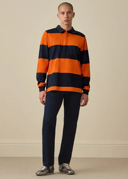 Navy and Orange