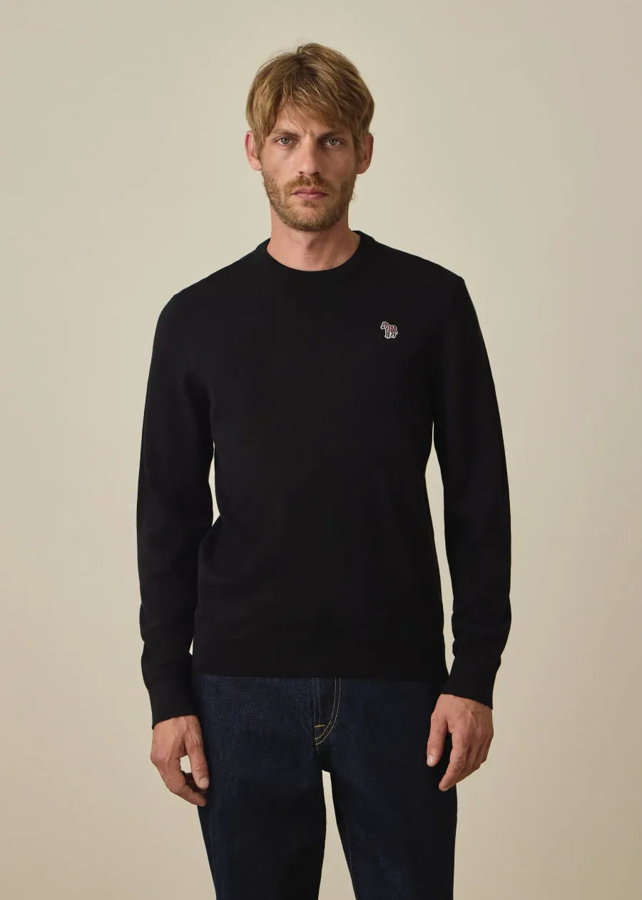 Paul Smith for Manchester United - Black Zebra Logo Sweater