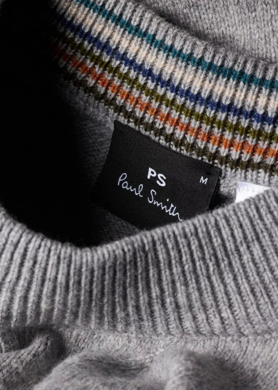 Grey Merino Wool Sweater