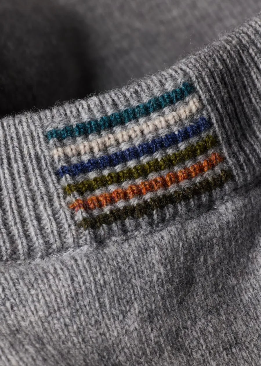 Grey Merino Wool Sweater