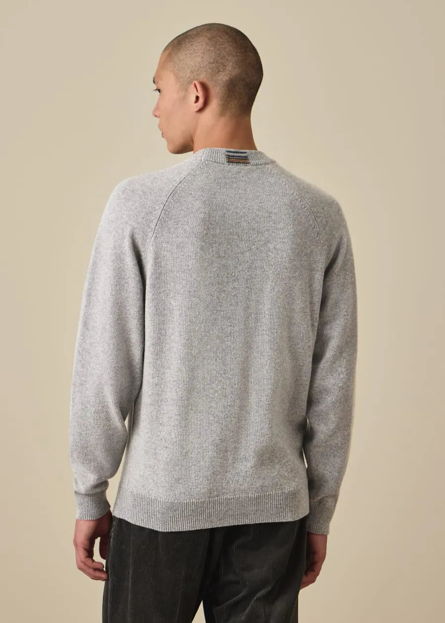 Grey Merino Wool Sweater