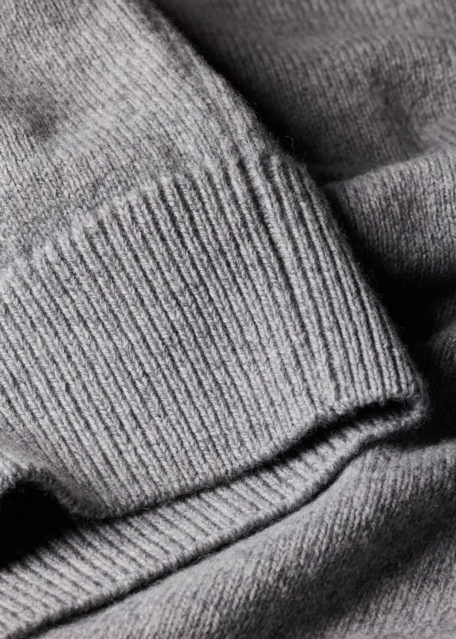Grey Merino Wool Sweater