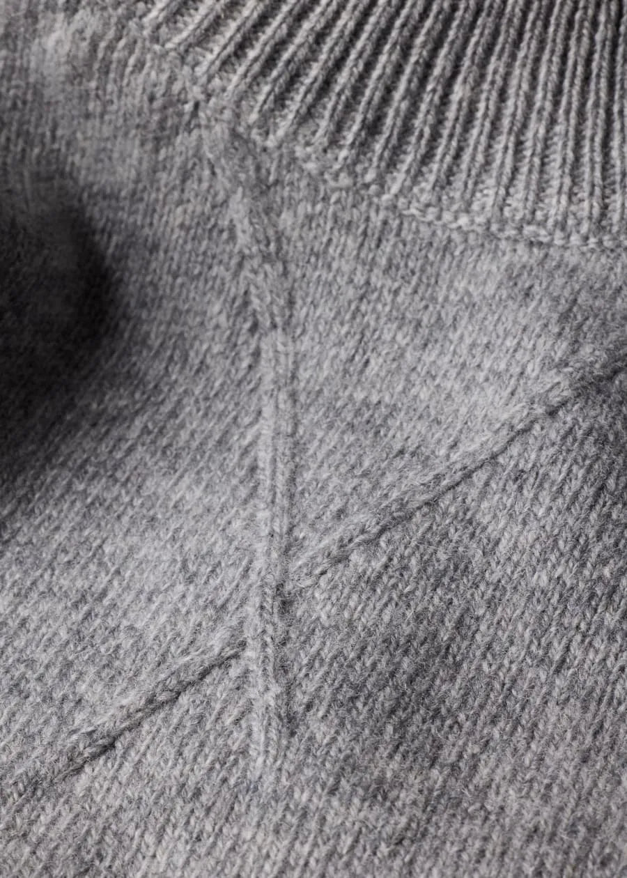 Grey Merino Wool Sweater
