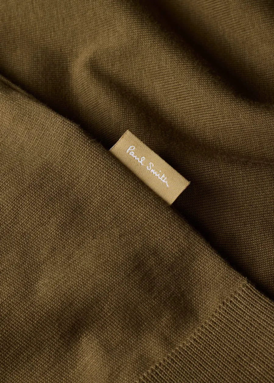 Brown Cotton Polo Shirt