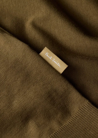 Brown Cotton Polo Shirt