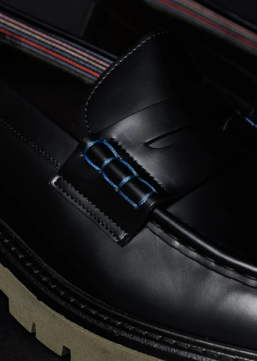 Black 'Alfie' Loafers