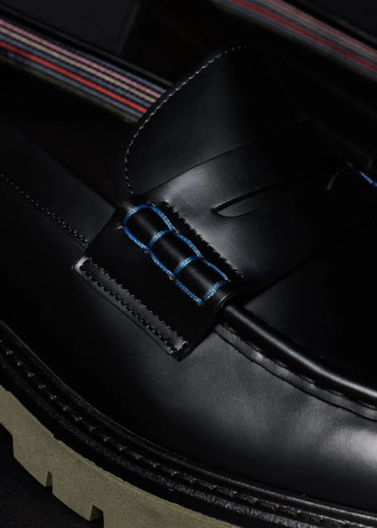 Black 'Alfie' Loafers