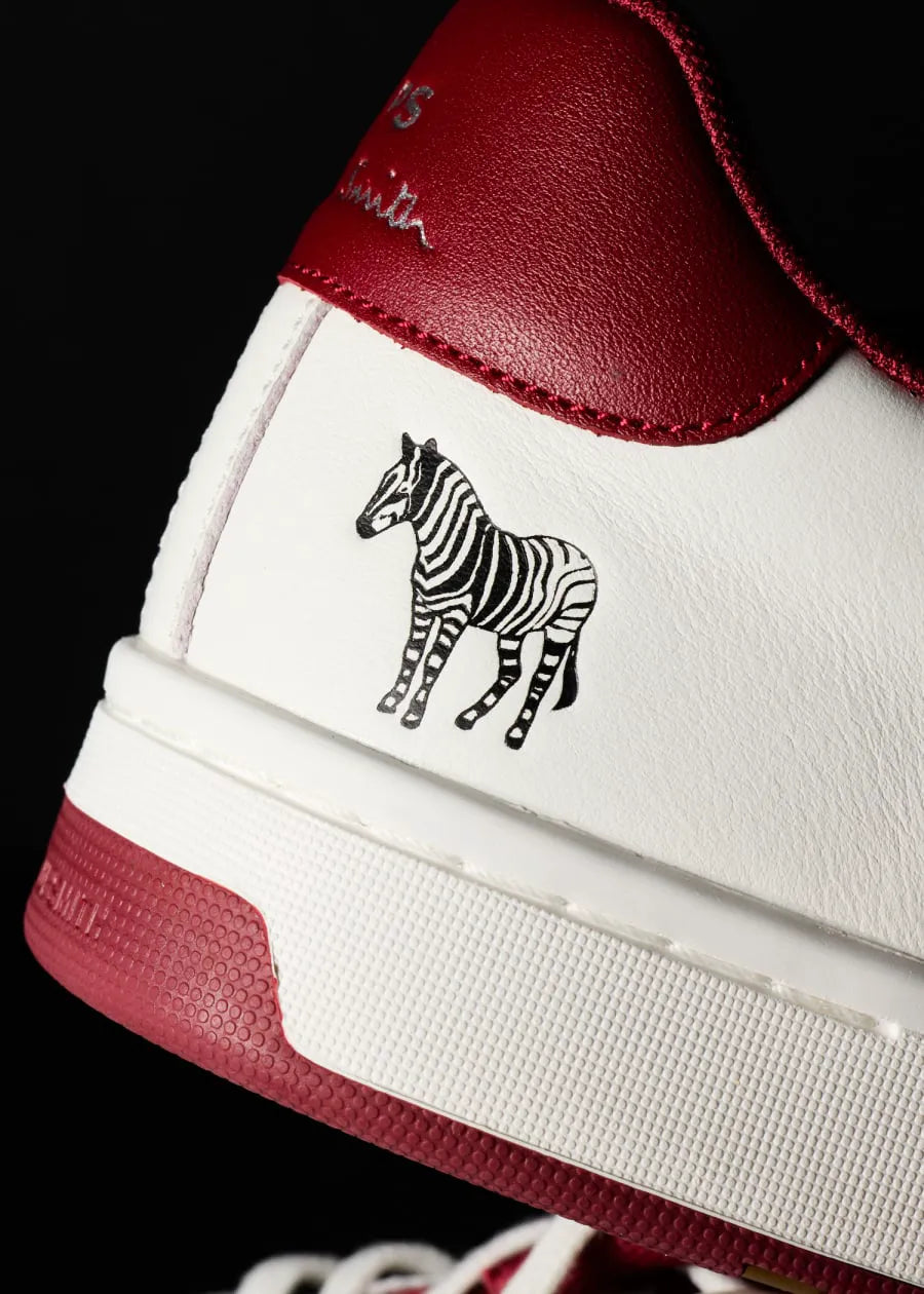 White and Burgundy