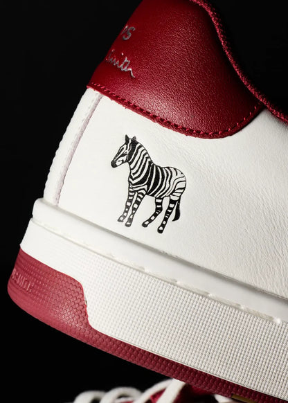 White and Burgundy