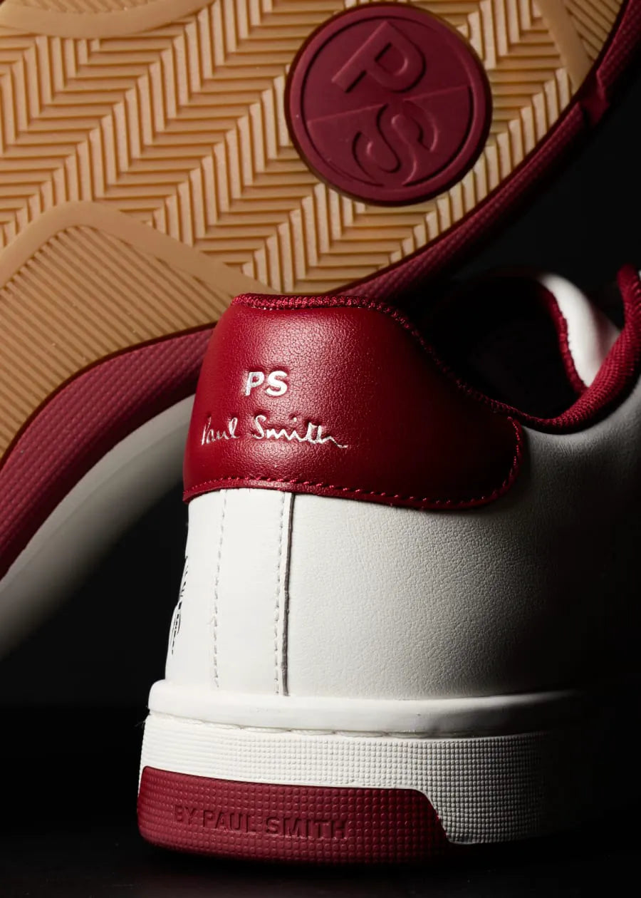 White and Burgundy