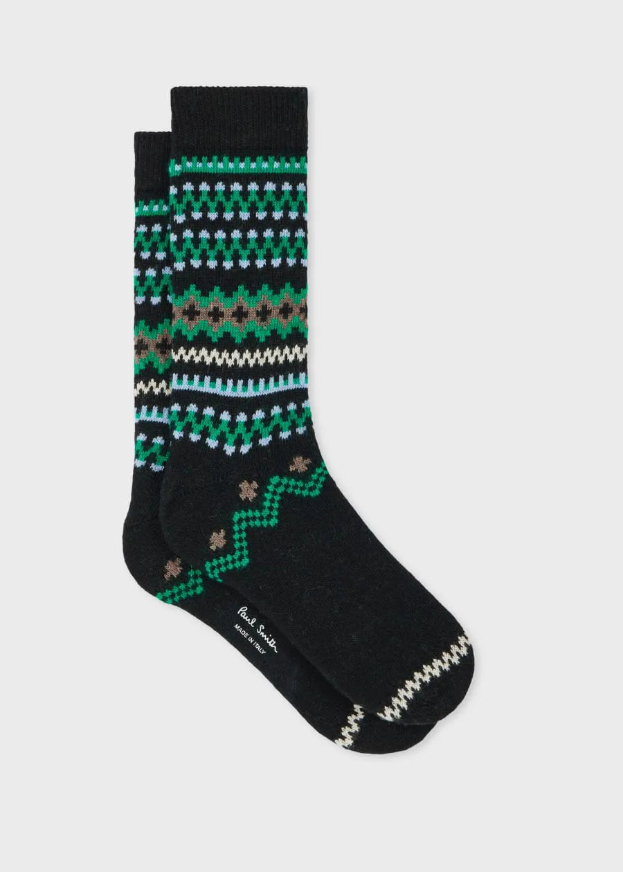 Black and Teal