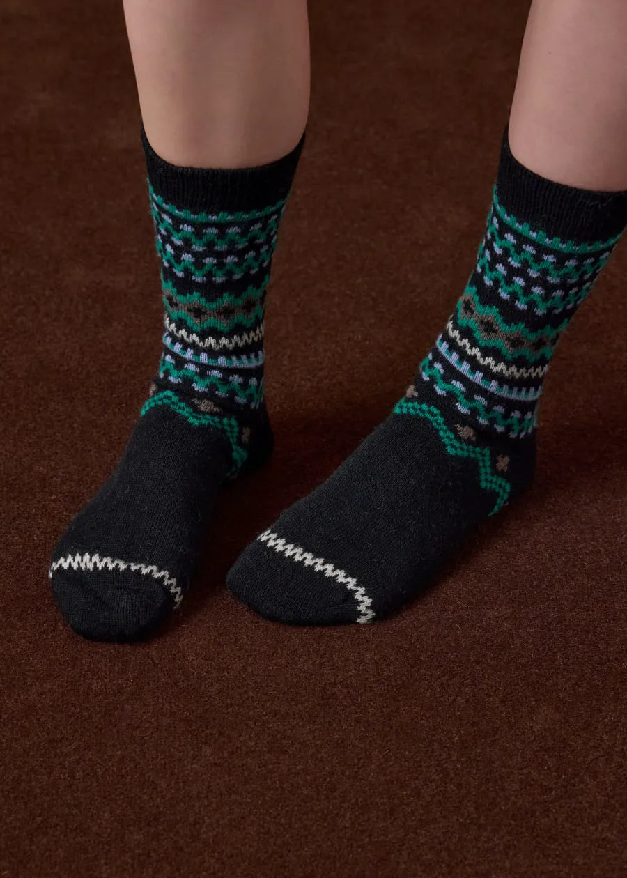 Black and Teal