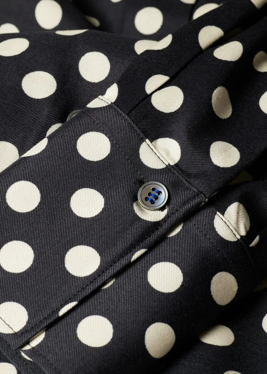 Women's Polka Dot Shirt Dress
