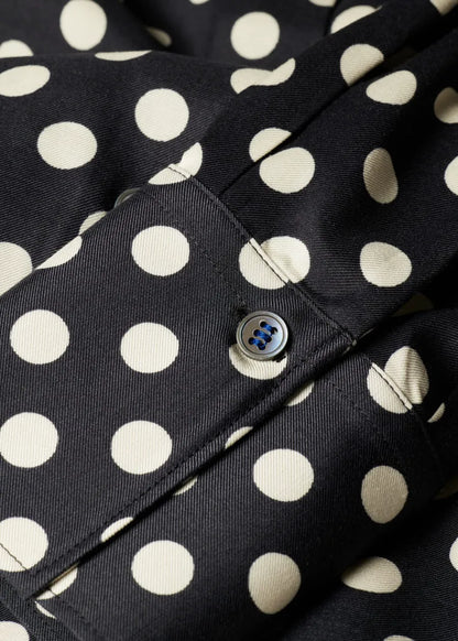 Women's Polka Dot Shirt Dress