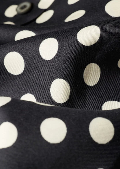 Women's Polka Dot Shirt Dress