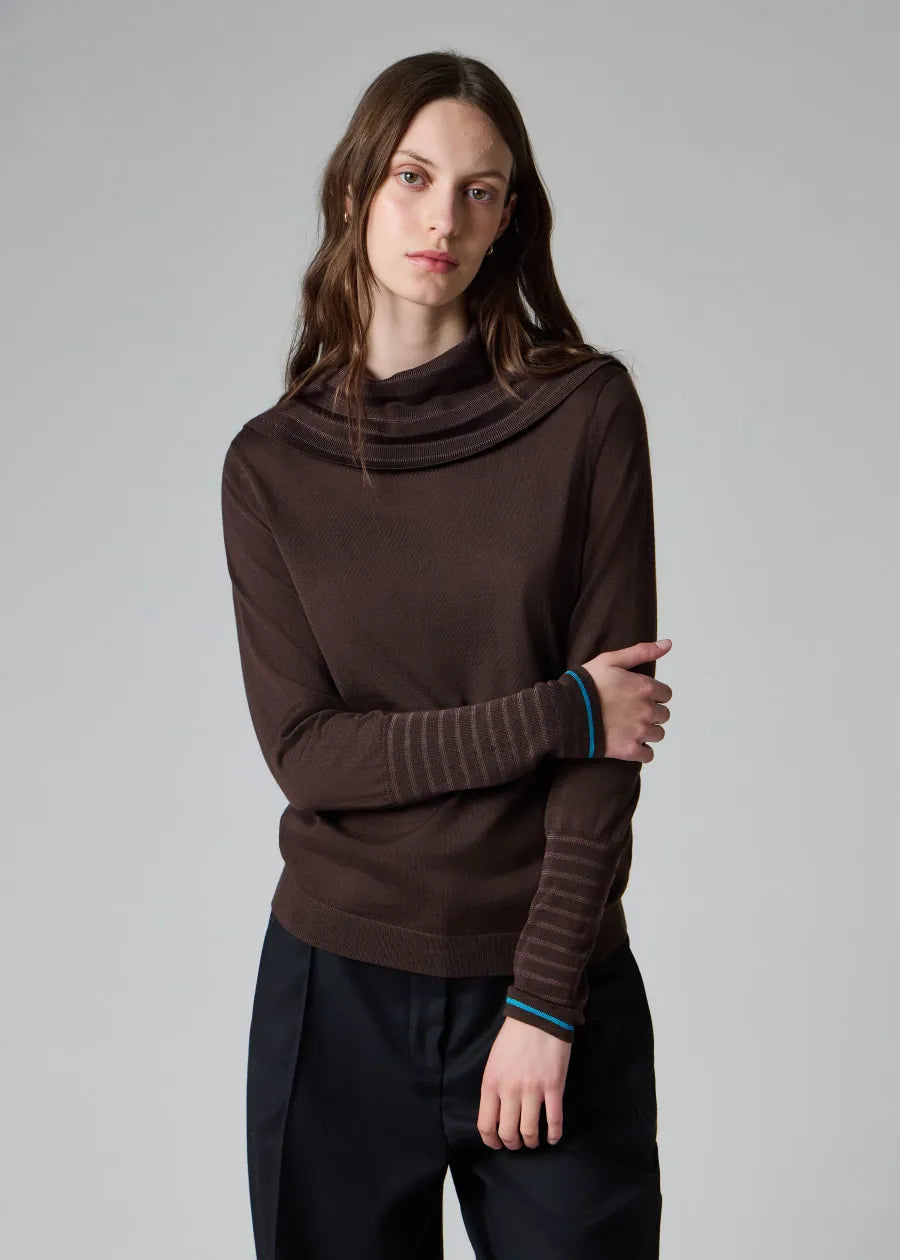 Women's Merino Wool Roll Neck Sweater
